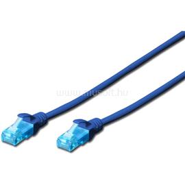 DIGITUS CAT5e U/UTP PVC 0,5m kék patch kábel DK-1511-005/B small