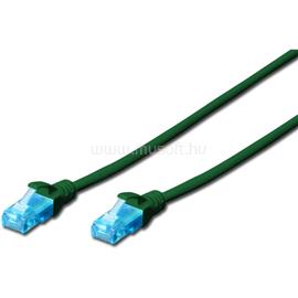 DIGITUS CAT5e U/UTP PVC 0,5m zöld patch kábel DK-1511-005/G small