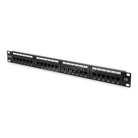 DIGITUS CAT6 24port 19" 1U kompakt fekete árnyékolatlan Patch Panel DIGITUS_DN-91624U small