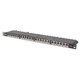 DIGITUS CAT6 HD 24port 19" 0,5U kompakt fekete árnyékolt Patch Panel DIGITUS_DN-91624S-SL-SH small