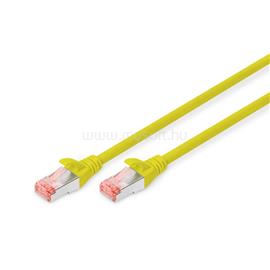 DIGITUS CAT6 S-FTP LSZH 0,25m sárga patch kábel DK-1644-0025/Y small