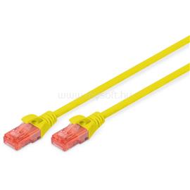 DIGITUS CAT6 U/UTP LSZH 1m sárga patch kábel DK-1617-010/Y small