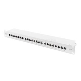 DIGITUS CAT6A 24port 19" 1U kompakt szürke árnyékolt Patch Panel DIGITUS_DN-91624S-EA small