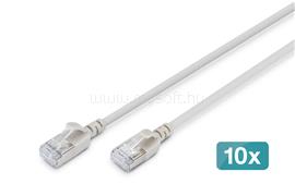 DIGITUS CAT6A F-FTP Patch Cable 1m Grey (10 Pack) DIGITUS_DK-1632-A-010S-10 small