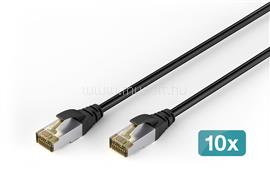 DIGITUS CAT6A S-FTP Patch Cable 1m Black (10 Pack) DIGITUS_DK-1644-A-010-OD-10 small