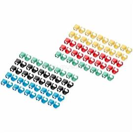 DIGITUS COLORCLIPS F PATCH CABLE MIXED FOR RJ45-CABLE MIXED 5X 20 PCS NS DIGITUS_A-CC-M small