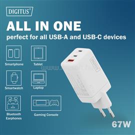 DIGITUS DA-10303 67W USB GaN Charger White DIGITUS_DA-10303 small