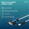 DIGITUS DA-70170 USB 2.0 to RS232 adapter cable integrated FTDI chipset 1,8m Black DIGITUS_DA-70170 small