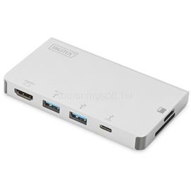DIGITUS DA-70867 USB-C 6 portos univerzális notebook dokkoló állomás DA-70867 small