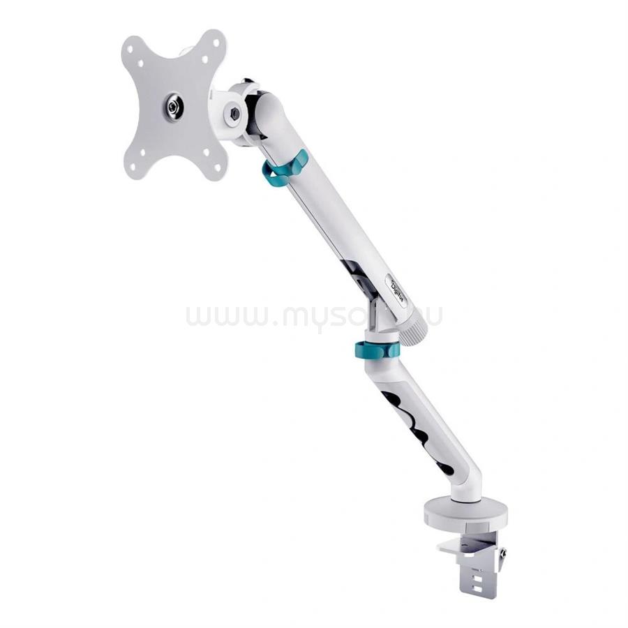 DIGITUS DA-90470 szimpla monitorkonzol, mechanikus rugós, 35", 10 kg, fehér