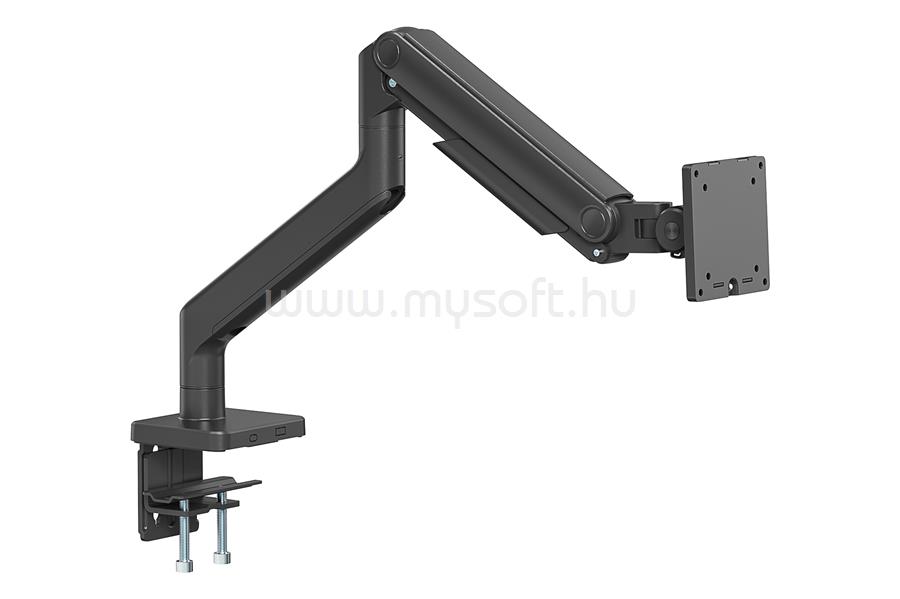 DIGITUS DA-90473 gázrugós rögzítőelemes (VESA 75 / 100) fekete asztali TV konzol