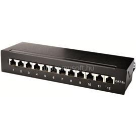 DIGITUS DESKTCAT6A PATCH PANEL SHIELDED 12-PORT NS DIGITUS_DN-91612SD-EA small