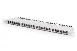 DIGITUS DIGITUS CAT 6A CLASS EA PATCH PANEL 24-PORT RJ45 0.5U GREY NS DIGITUS_DN-91624S-SL-EA-G small