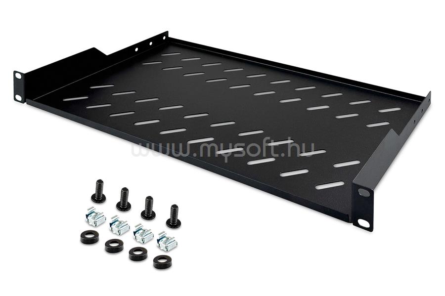 DIGITUS DN-19 TRAY-1-SW 19"" 1U 250mm mély fekete fix polc