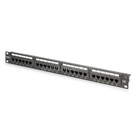 DIGITUS DN-91624U-CR 19" 1U 24port Cat.6 kompakt fekete árnyékolatlan Patch Panel DIGITUS_DN-91624U-CR small