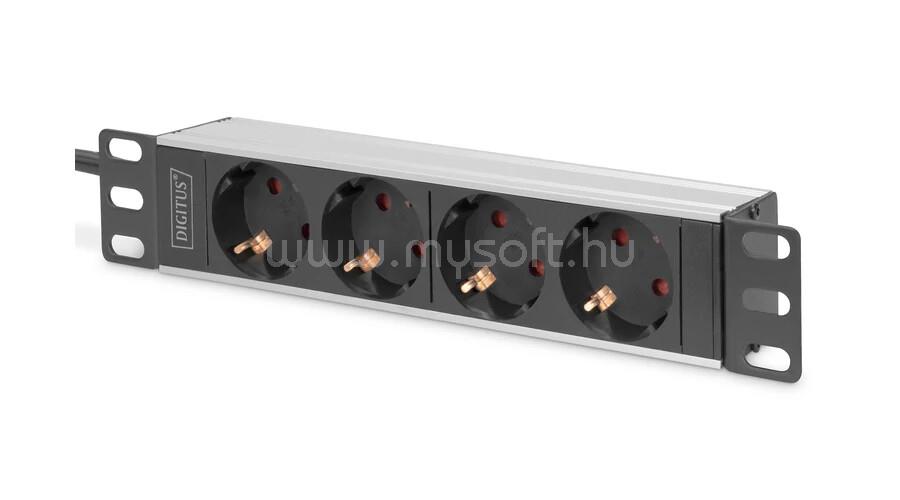 DIGITUS DN-95418-S Túlfeszültségvédő 4DIN 2m Black/White