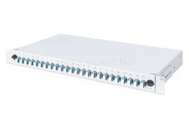 DIGITUS DN-96332-4 19" 1U 24xLC duplex OM4 toldóval pigtaillel és kötőkazettával szerelt optikai patch panel DIGITUS_DN-96332-4 small