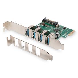 DIGITUS DS-30221-1 4 Port USB 3.0 PCIe hálózati kártya DIGITUS_DS-30221-1 small