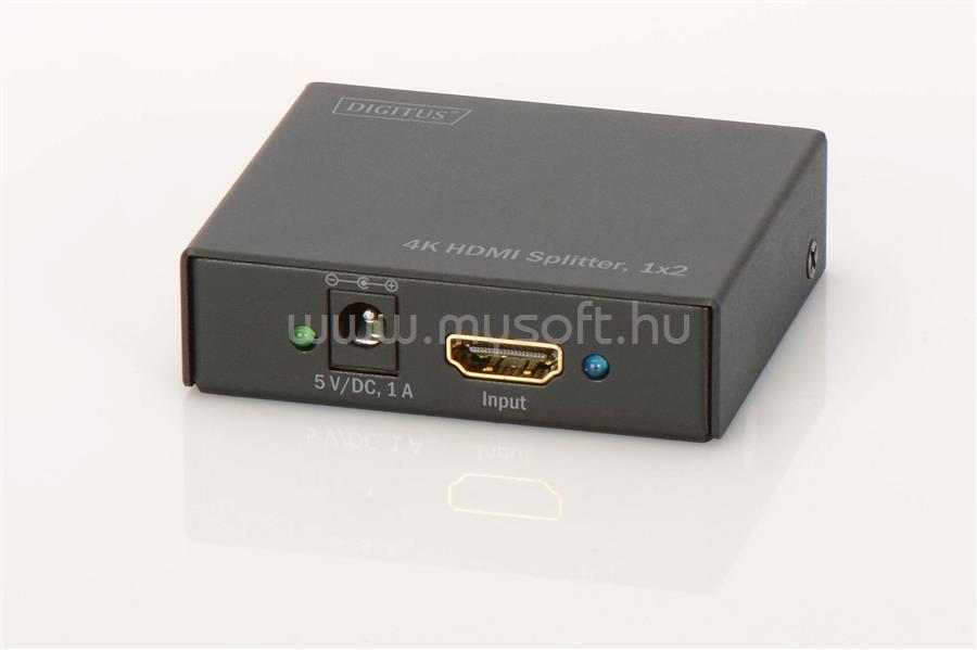 DIGITUS DS-46304 4K HDMI Splitter 1x2 supports 4K2K 3D video formats