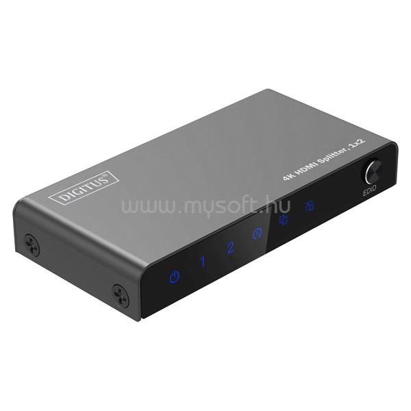 DIGITUS DS-55336 HDMI 4K 60Hz 1x2 Splitter (fekete)
