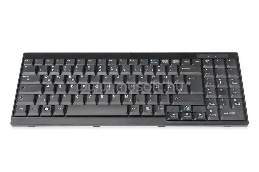 DIGITUS DS-72000GE vezetékes billentyűzet német lokalizáció
