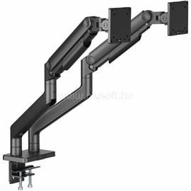 DIGITUS DUAL MONITOR MOUNT 45 20 KG VESA: 75X75 100X100 BLACK NS DIGITUS_DA-90474 small