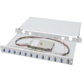 DIGITUS FIBER OPTIC SPLICE BOX LC OS2 1U 12XLC OS2 PIGTAILS COUPLERS NS DIGITUS_DN-96331/9 small