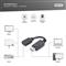 DIGITUS Full HD 60Hz 1.1a DisplayPort - HDMI type A Adapter 0,15m DIGITUS_AK-340400-001-S small