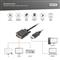 DIGITUS Full HD 60Hz Dual Link 1.1a DisplayPort - DVI-D kábel 3m DIGITUS_DB-340301-030-S small