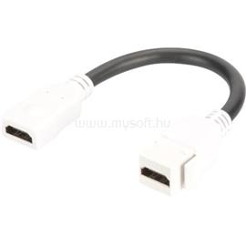 DIGITUS HDMI 2.0 KEYSTONE MODULE FEMALE/FEMALE CABLE COLOR WH NS DIGITUS_DN-93403 small