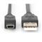 DIGITUS High Speed 2.0 mini USB B  - USB type A kábel 3m DIGITUS_AK-300108-030-S small