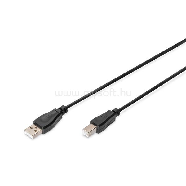 DIGITUS High Speed 2.0 USB type-B - USB type A fekete kábel 1,8m
