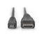 DIGITUS High Speed UHD 4K 3D 30Hz aranyozott Ethernet HDMI 1.4 - type D Micro USB kábel 1m DIGITUS_AK-330115-010-S small