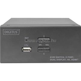 DIGITUS KVM SWITCH 2 PORT DUAL DISPLAY DESKTOP HDMI KVM SWITCH IN DIGITUS_DS-12860 small