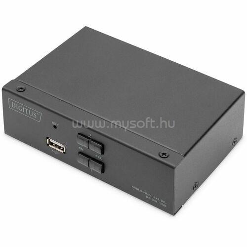 DIGITUS KVM SWITCH 2X1  DP DP OUTUSB USB2XDP+2XUSB+2SPEAKER2MICRO IN