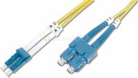 DIGITUS LWL patch cable LC/LC 09/125um singelmode Duplex halogenfree with protocol yellow 2m DIGITUS_DK-2933-02 small