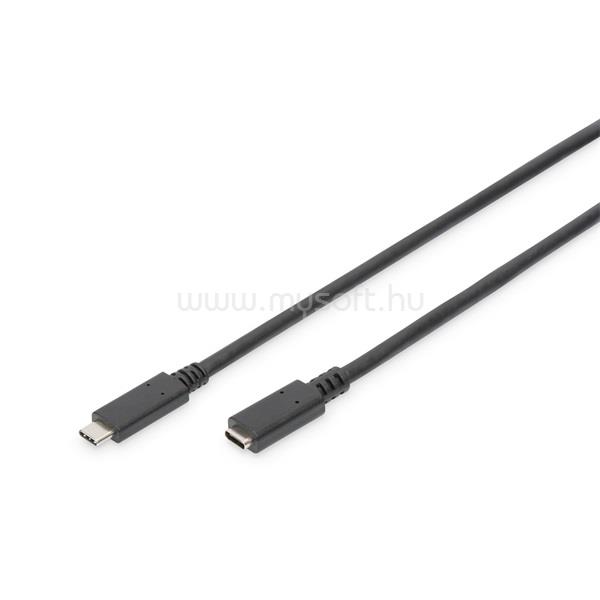 DIGITUS SuperSpeed UHD 4K 3.1 Gen2 USB Type-C hosszabbító kábel 2m