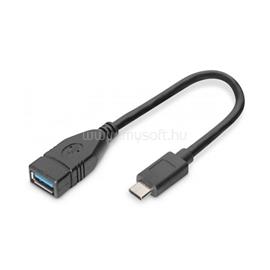 DIGITUS USB 3.0 Type A anya-> USB 3.0 Type C apa 0,15m OTG adapter AK-300315-001-S small