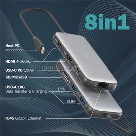 DIGITUS USB-C docking station 8-port DIGITUS_DA-70915 small