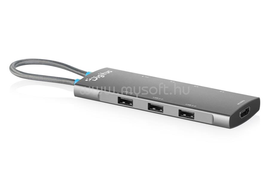 DIGITUS USB-C docking station 8-port