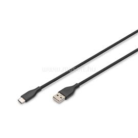 DIGITUS USB-C Silicone charging cable USB-A to USB-C USB 2.0 60W 1m Black DIGITUS_AK-300340-010-S small
