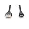 DIGITUS USB-C Silicone charging cable USB-A to USB-C USB 2.0 60W 1m Black DIGITUS_AK-300340-010-S small