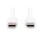 DIGITUS USB-C Silicone charging cable USB-C to USB-C USB 2.0 60W 1m White DIGITUS_AK-300341-010-W small