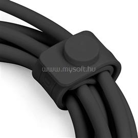 DIGITUS USB-C Silicone charging cable USB-C to USB-C USB 2.0 60W 2m Black DIGITUS_AK-300341-020-S small