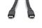 DIGITUS USB Silicone connection USB-C - USB-C cable 1m Black DIGITUS_AK-300350-010-S small
