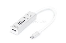 DIGITUS USB2.0TYPEC3PORT HUB+CARDREADER 3XUSB20 1XSD 1XMICROSD ALU NS DIGITUS_DA-70243 small