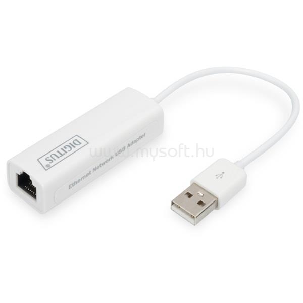 DIGITUS vezetékes USB 2.0 Ethernet Adapter