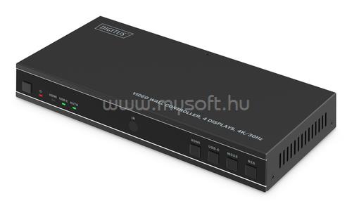 DIGITUS VIDEOWALL CONTR 4DISPL 4K/30HZ 4DISPLAY 4K/60HZ HDMI USB-C BLK IN