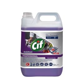 DIVERSEY Kombinált kézi általános tisztító- fertőtlenítőszer 5 liter 2in1 Cif Pro Formula Safeguard Concentrate DIVERSEY_50207 small