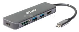 D-LINK DUB-2327 USB-C HUB 2xUSB + 1xUSB-C +1xHDMI + 1xSD + 1xMicroSD DUB-2327 small